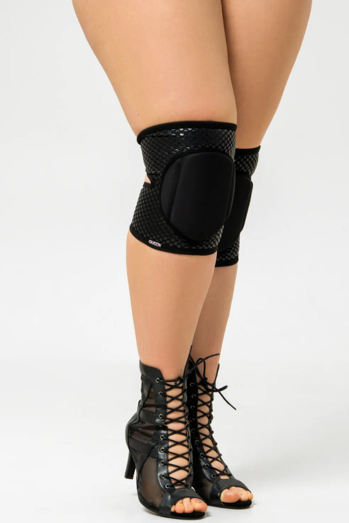 Queen Grippy Kneepads - Sleek Black