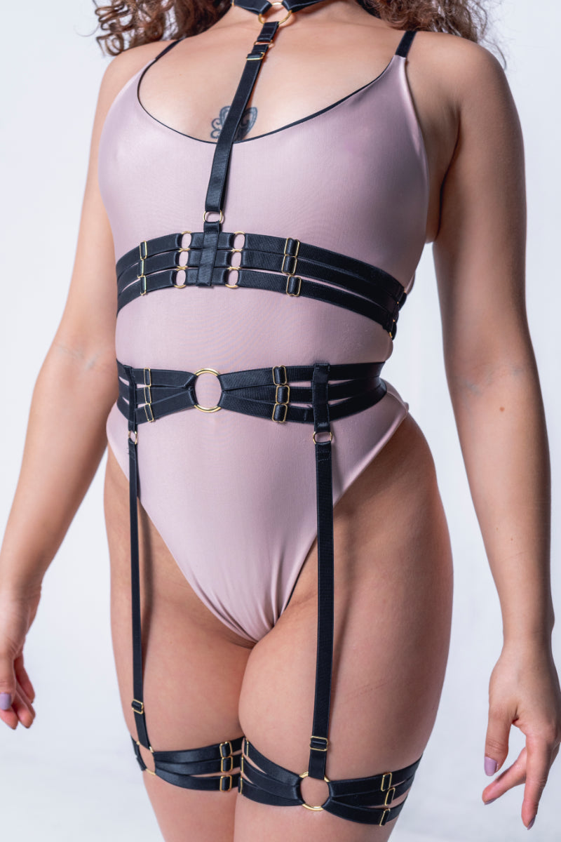 Sorte Nice Harness Top - Black