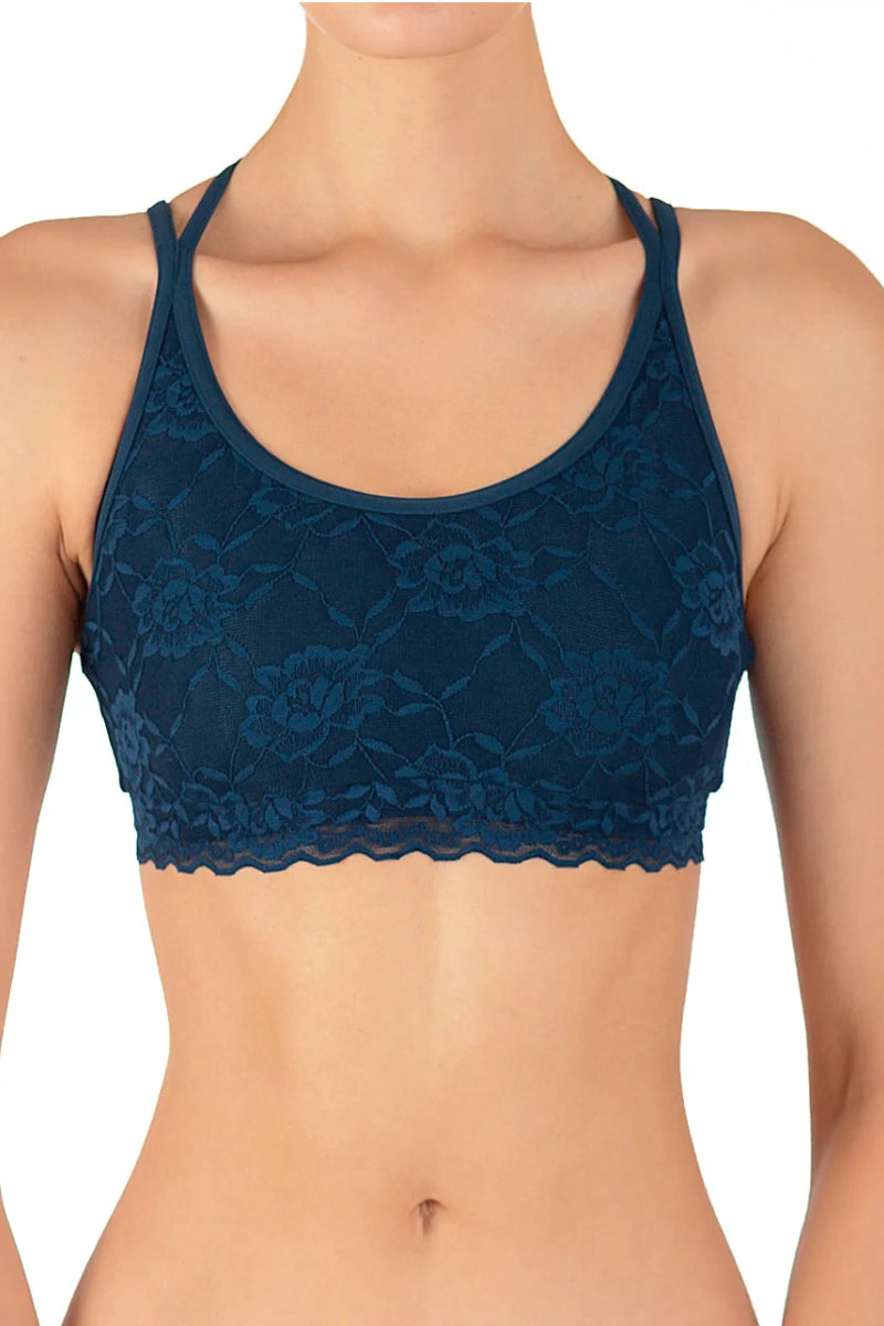 Dragonfly Nicole Top - Petrol Lace