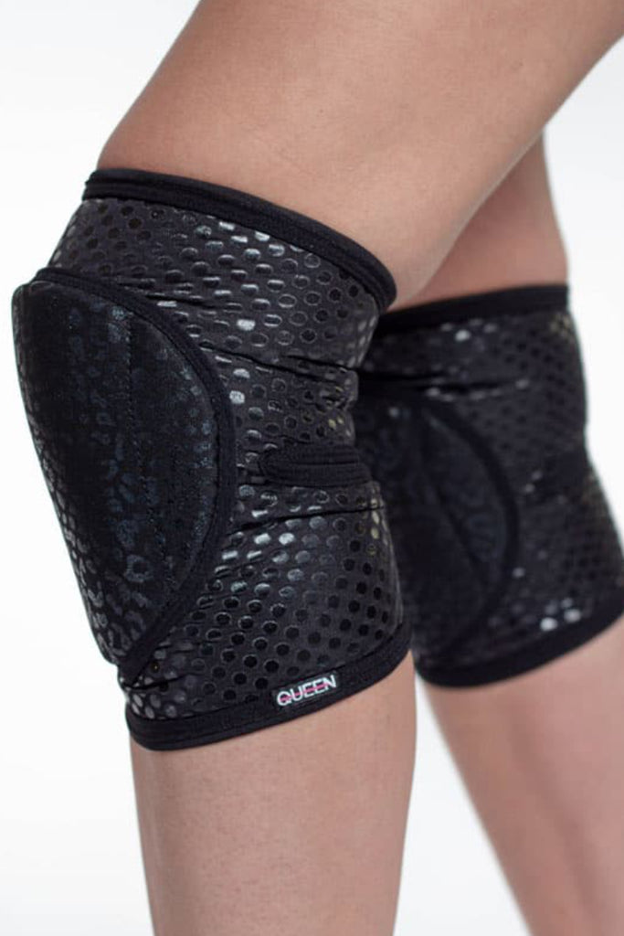 Queen Grippy Kneepads - Wild Black