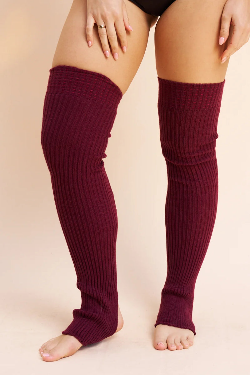 Lunalae Leg Warmers - Wine