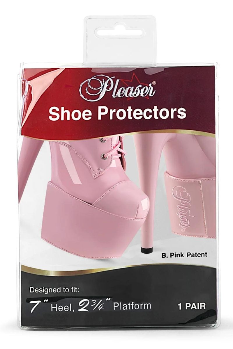 Pleaser USA Shoe Protectors 7inch  - Patent Pink