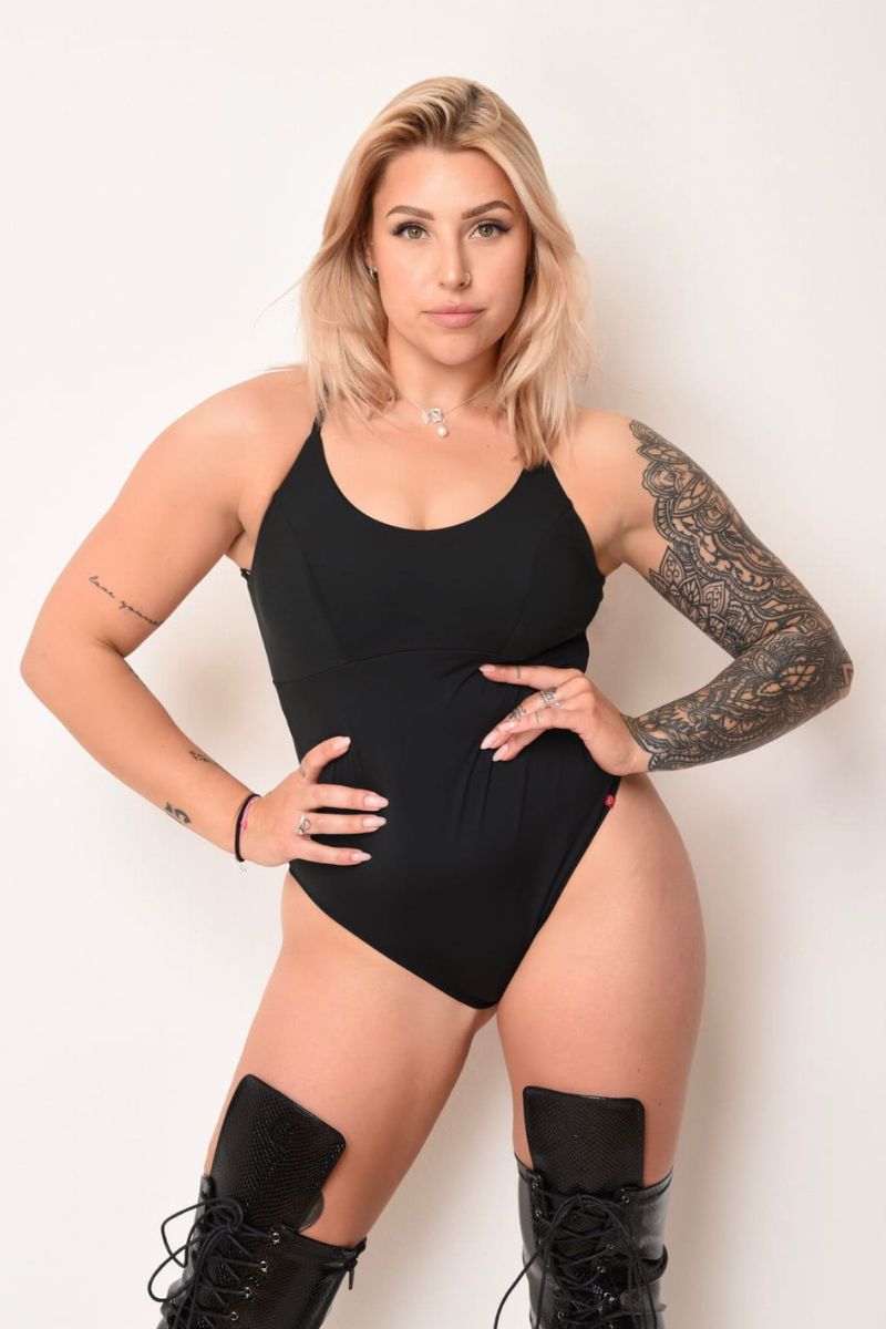 Pole Addict Touch Me Bodysuit - Black