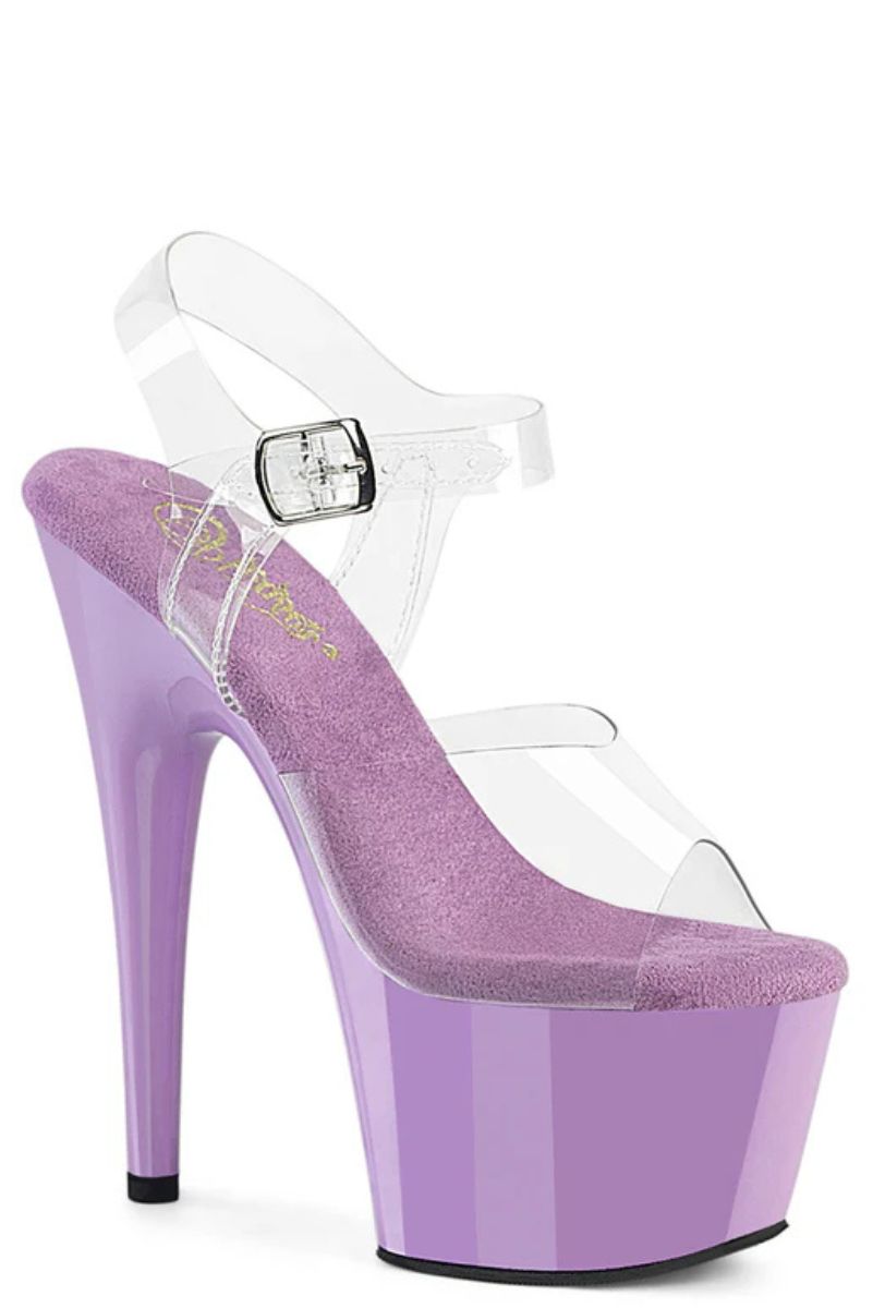 Pleaser USA Adore-708 7inch Pleasers - Lavender