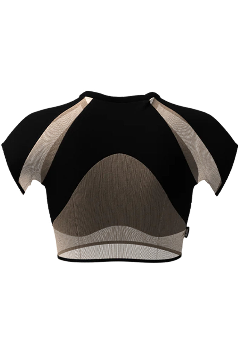 MÆD Laekker 1.0 Top - Black/Sand