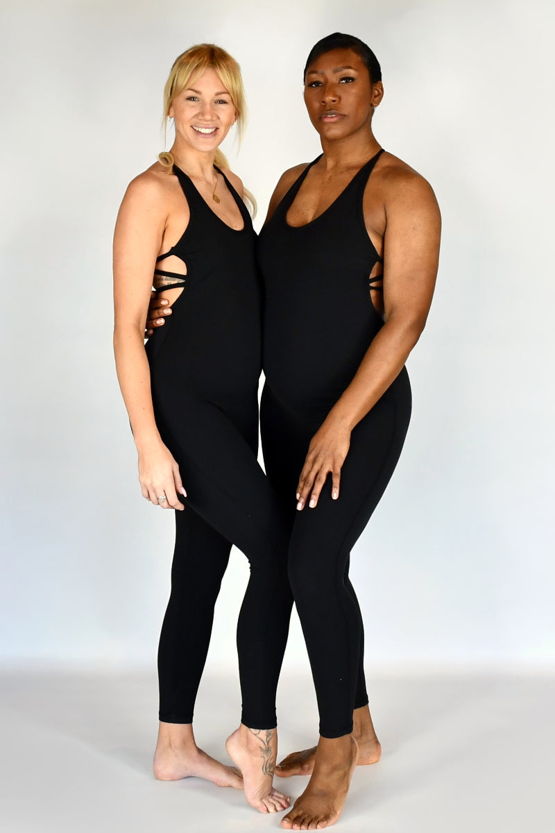 Olra Activewear Hybrid Jumpsuit - Black