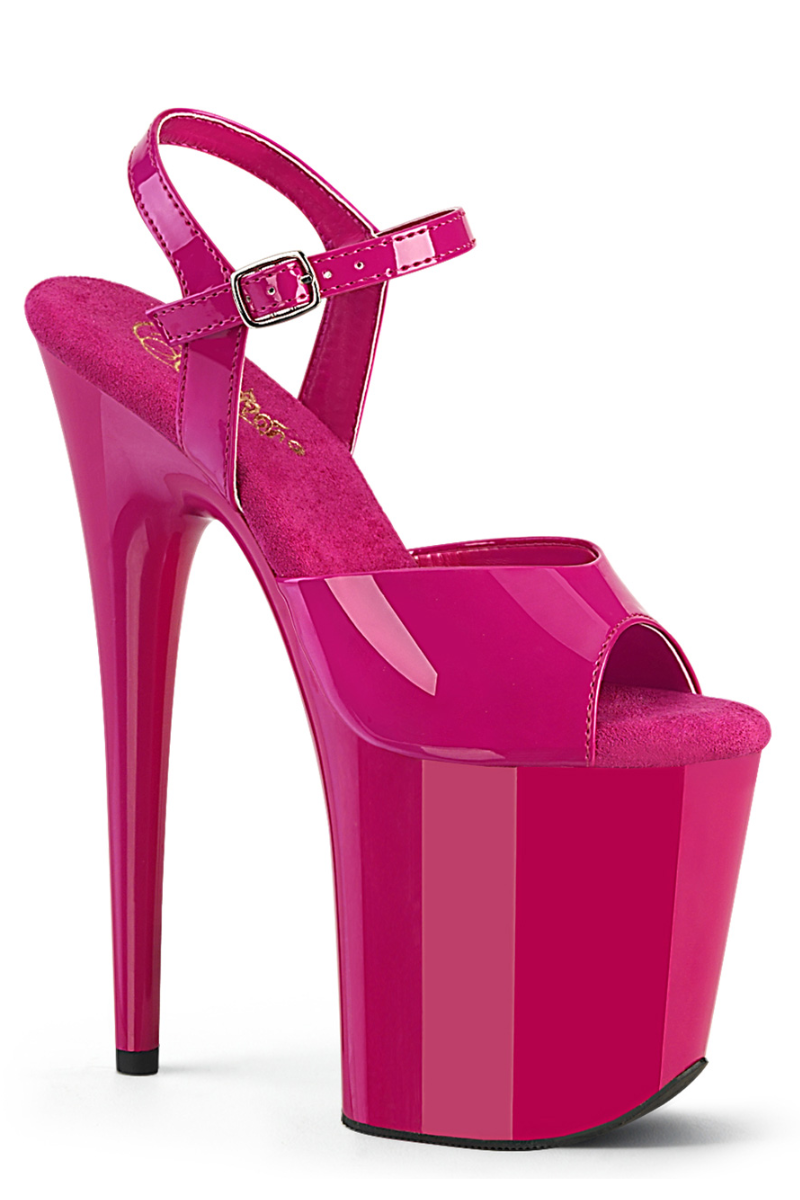 Pleaser USA Flamingo-809 8inch Pleasers - Hot Pink