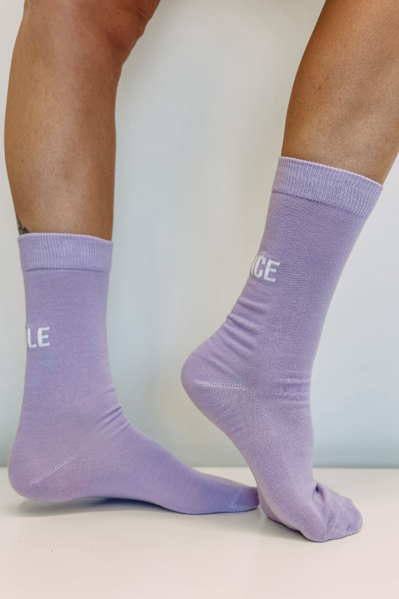 RAD Pole Dance Socks - Lilac