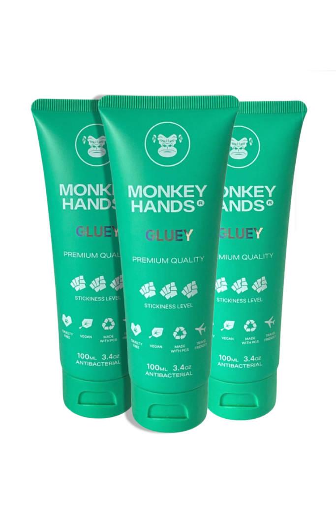 Monkey Hands Grip Aid 3 Pack - Gluey (3 x 100ml)