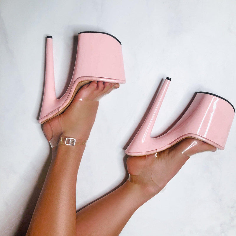 Hella Heels Classic Gloss 8inch Stilettos - Lyla-Hella Heels-Pole Junkie