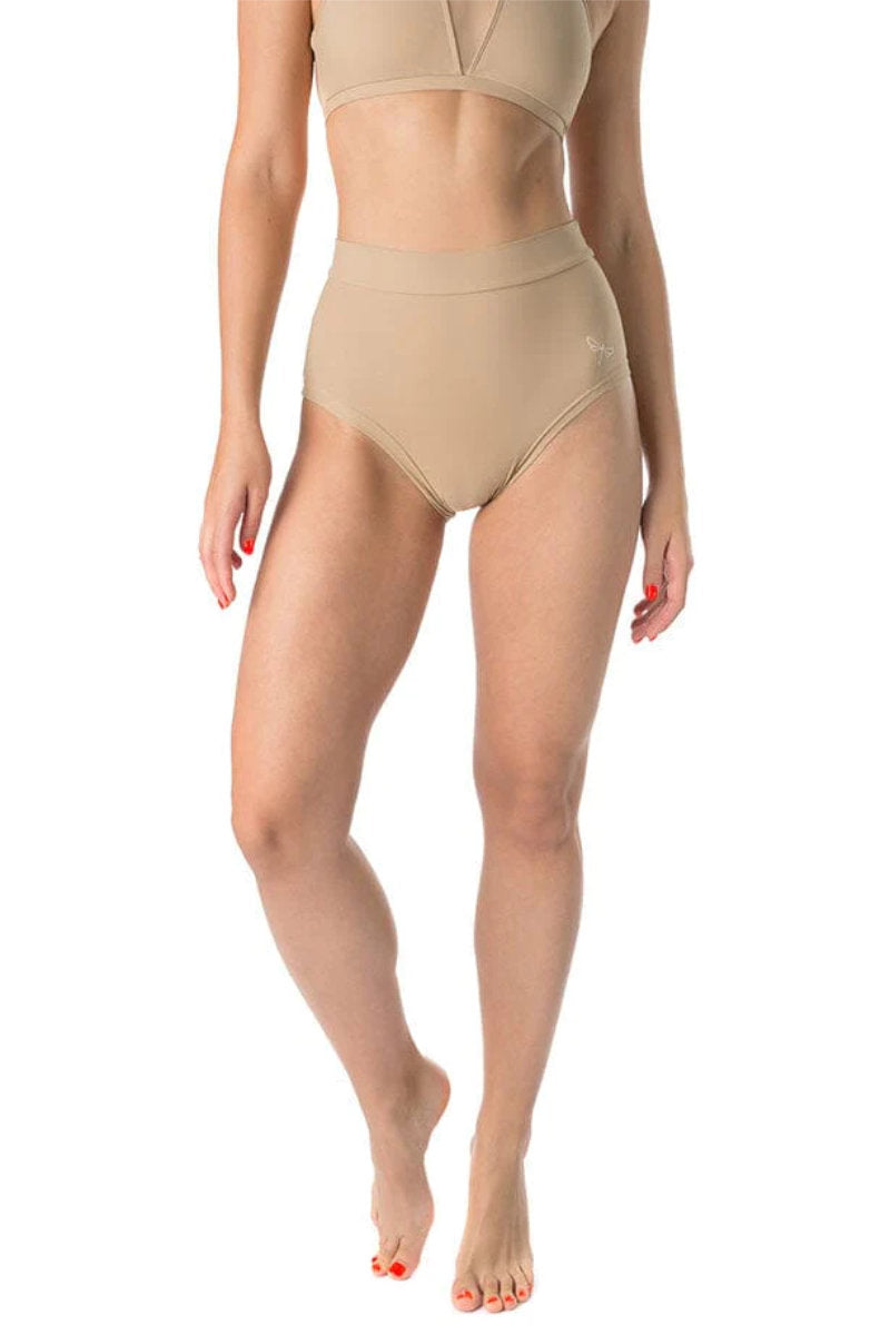 Dragonfly Lola High-Waisted Shorts - Sand-Dragonfly-Pole Junkie