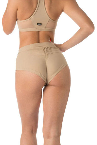 Dragonfly Lola High-Waisted Shorts - Sand-Dragonfly-Pole Junkie