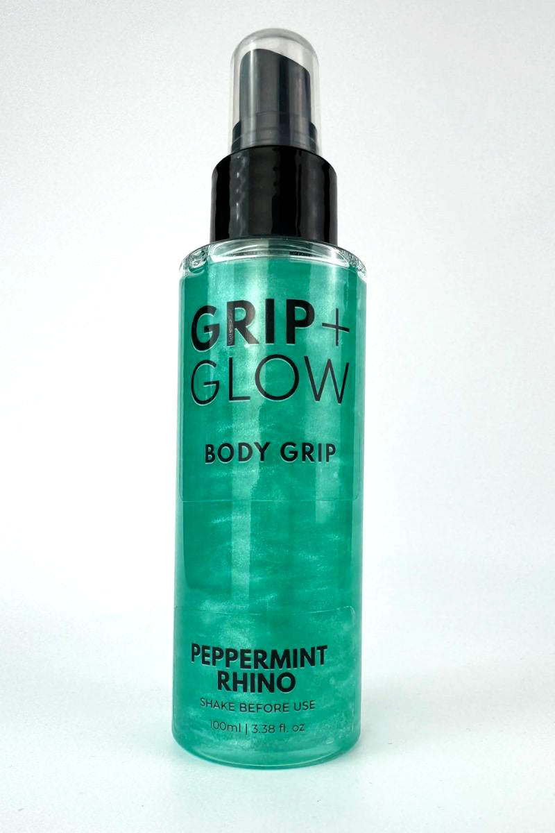 Grip + Glow Dew/Tacky Body Grip - Peppermint Rhino (100ml)