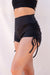 Lunalae High Waist Drawstring Bottoms - Recycled Black-Lunalae-Pole Junkie