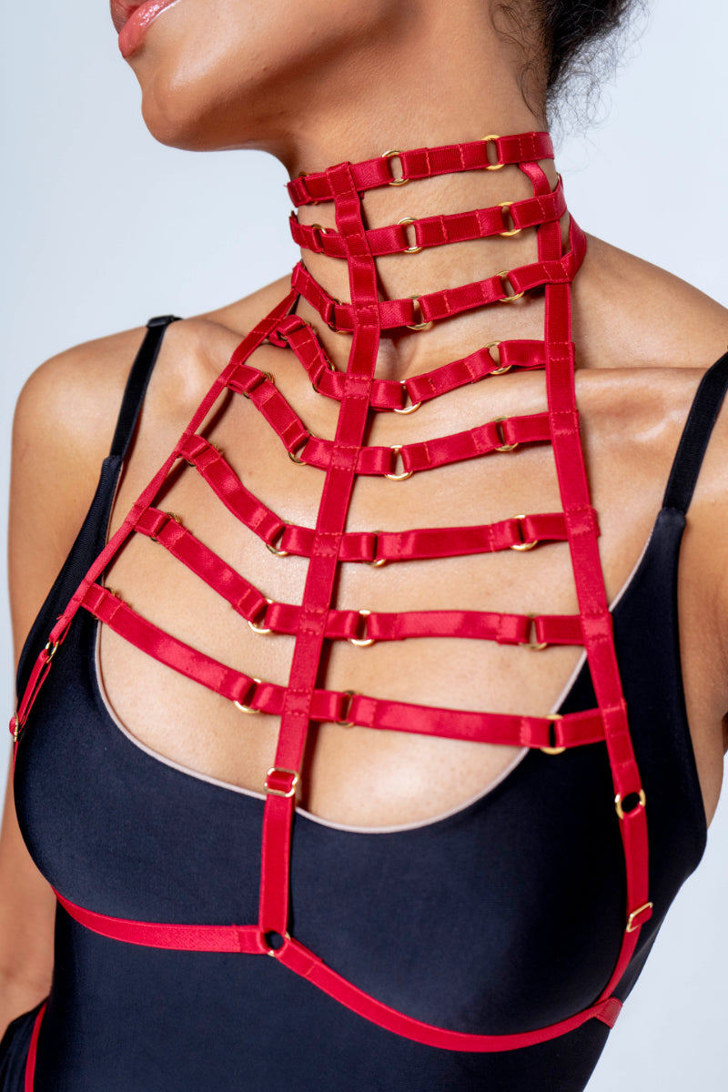 Sorte NYX Harness Top - Red