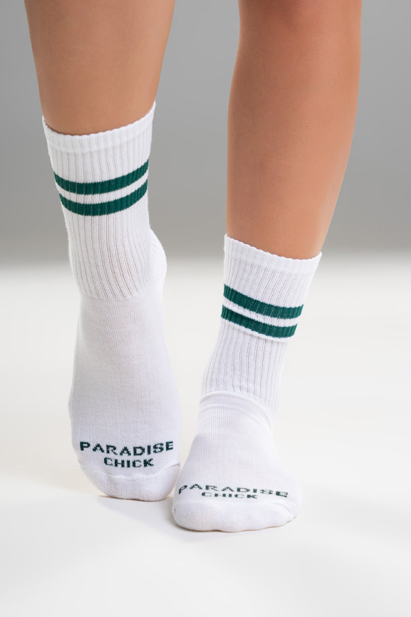 Paradise Chick Supreme Pole Dance Socks - Petrol