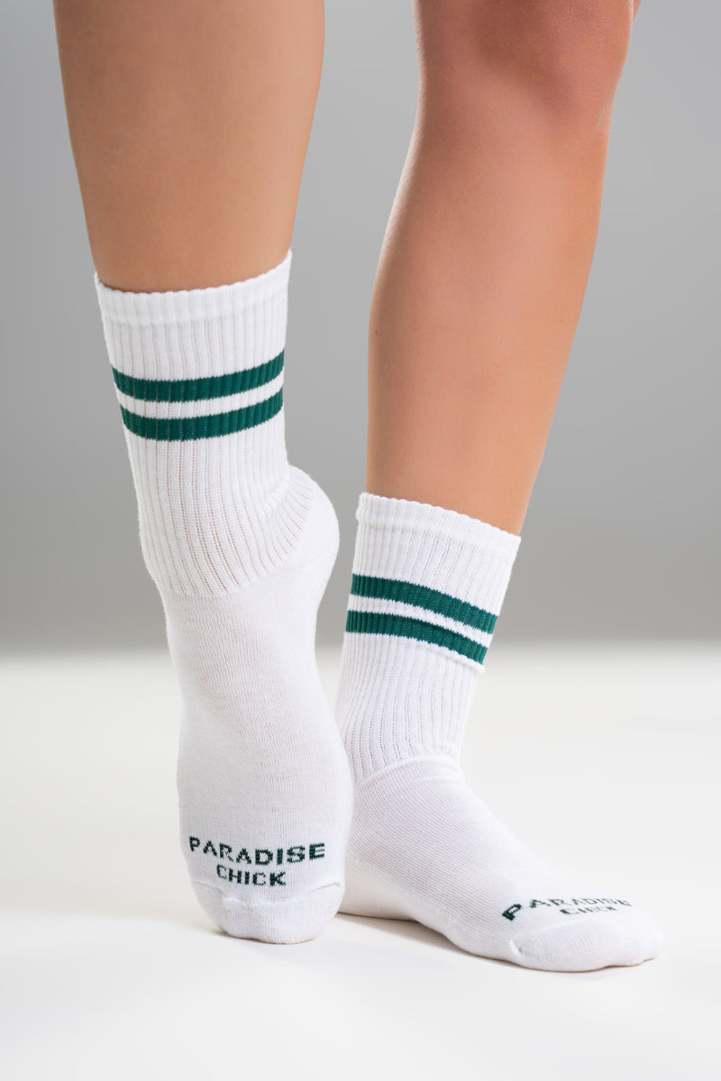 Paradise Chick Supreme Pole Dance Socks - Petrol