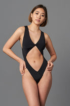 Shark Polewear Benita Bodysuit - Black-Shark Polewear-Pole Junkie