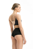 Poledancerka Movement High-Low Shorts - Black/Nude 01-Poledancerka-Pole Junkie