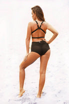 Lunalae High Waist Shorts - Black-Lunalae-Pole Junkie