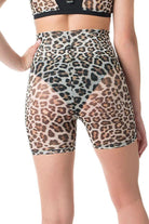 Dragonfly Zoe Shorts - Leopard Mesh-Dragonfly-Pole Junkie