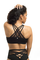Poledancerka X-Front Top - Black-Poledancerka-Pole Junkie
