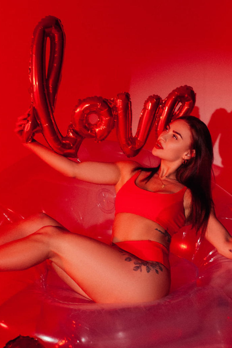 Pole Addict Bliss Top - Red-Pole Addict-Pole Junkie