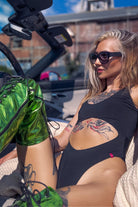 Pole Addict Tender Bodysuit - Black-Pole Addict-Pole Junkie