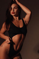 Pole Addict Tender Bodysuit - Black-Pole Addict-Pole Junkie