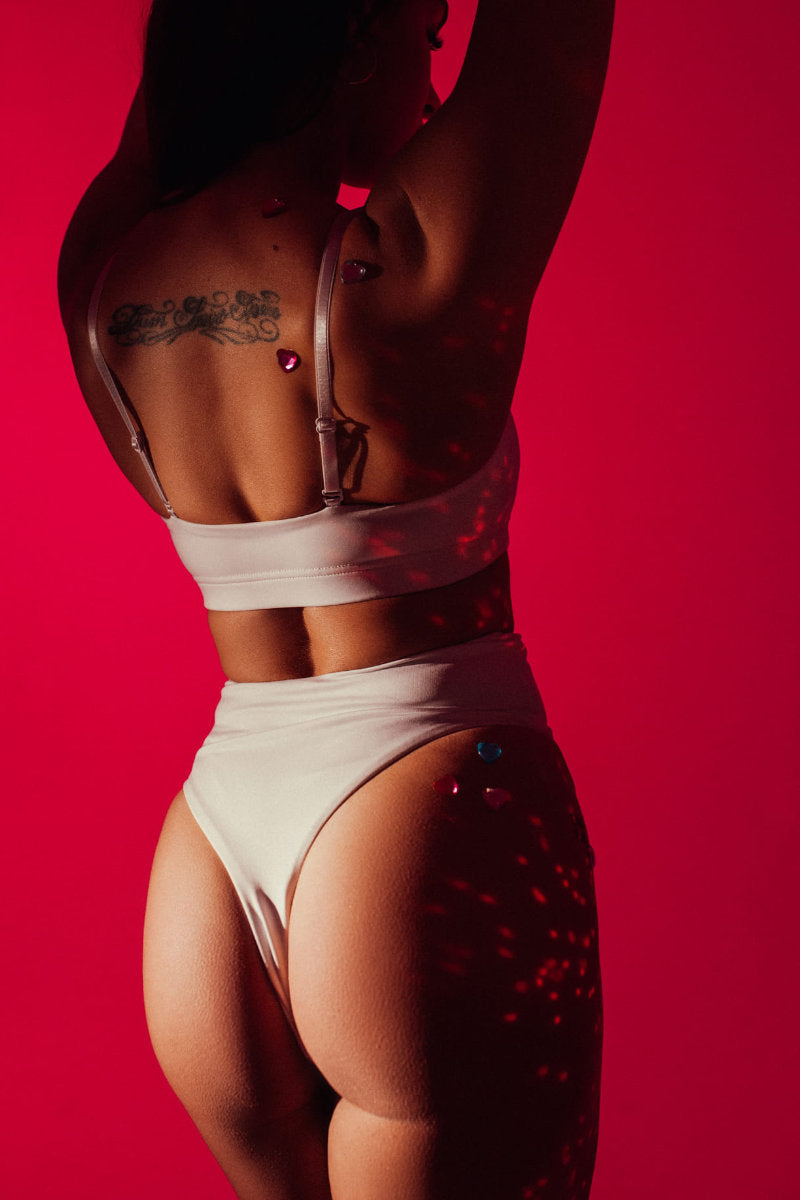 Pole Addict Bliss Top - White-Pole Addict-Pole Junkie