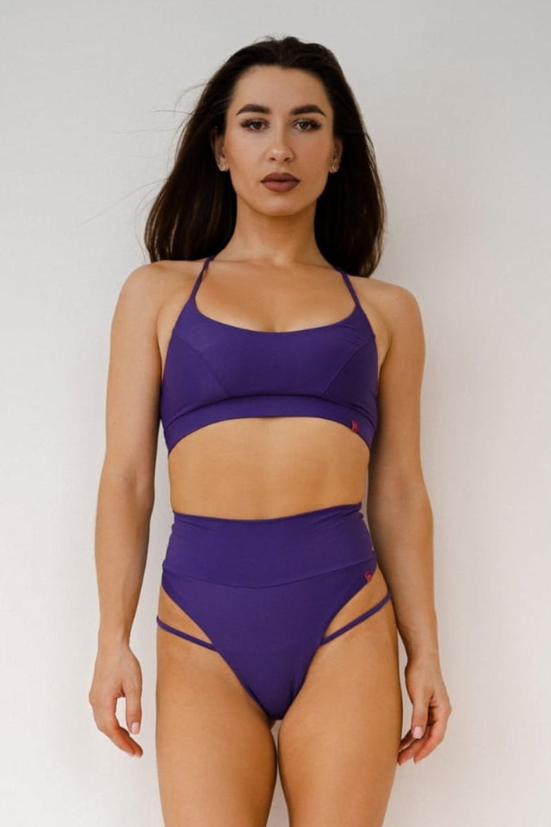 Pole Addict Isla So Grr Shorts - Violet-Pole Addict-Pole Junkie