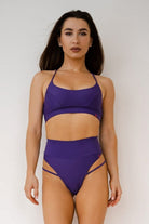 Pole Addict Isla So Grr Shorts - Violet-Pole Addict-Pole Junkie