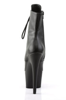 Pleaser USA Adore-1020 7inch Pleaser Boots - Matte Black-Pleaser USA-Pole Junkie