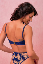 RAD Paradiso Inferno Top - Dark Blue/Nude-RAD-Pole Junkie