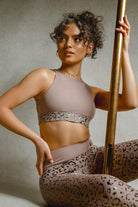 Creatures of XIX Gecko Grip Leggings - Dusky Leopard-Creatures of XIX-Pole Junkie