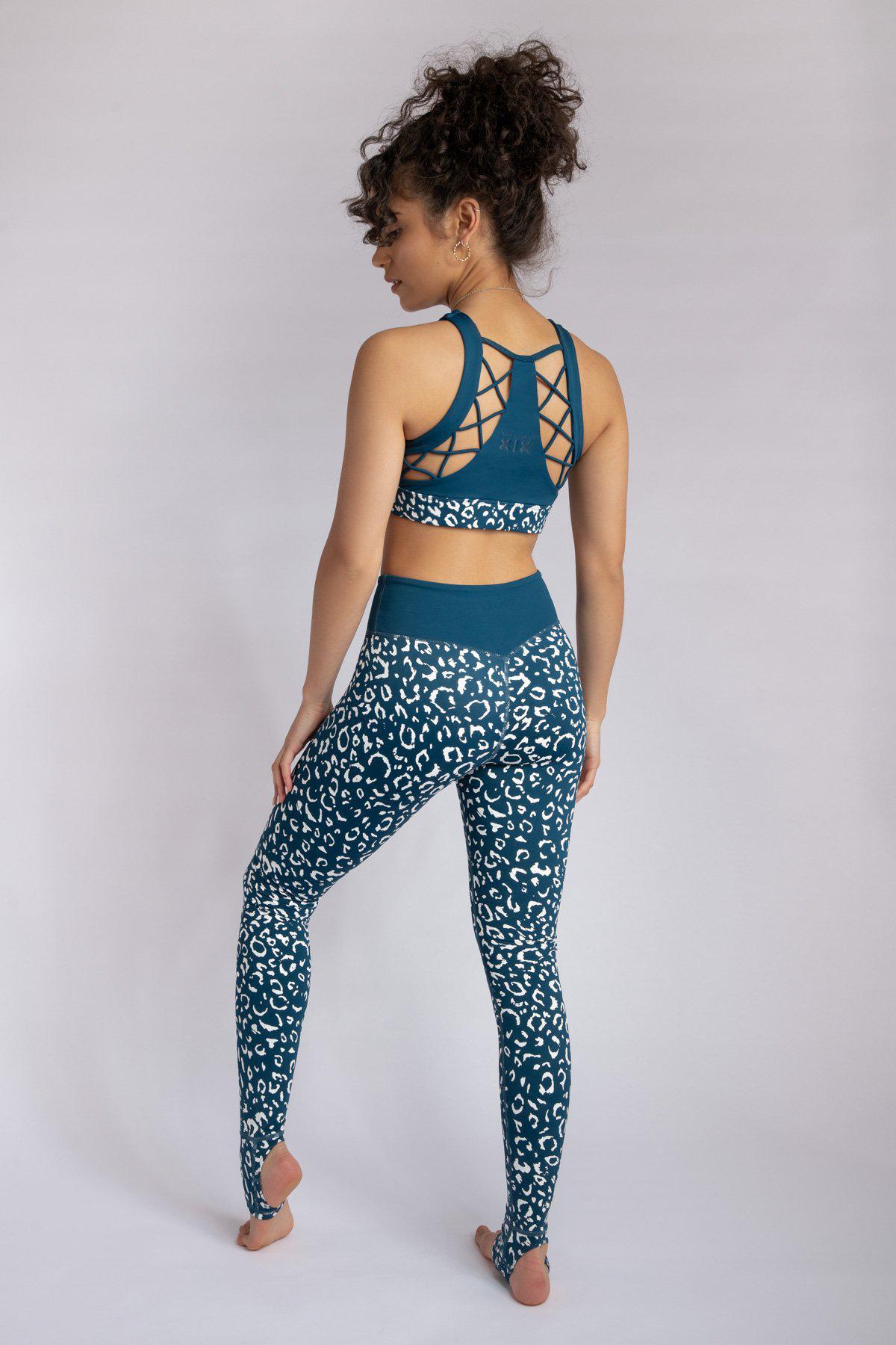 Creatures of XIX Gecko Grip Leggings - Twilight Leopard-Creatures of XIX-Pole Junkie