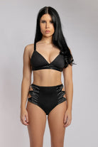 CXIX Aphrodite Triangle Top - Black-Creatures of XIX-Pole Junkie