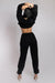 Creatures of XIX Oversized Cropped Jumper - Black-Creatures of XIX-Pole Junkie