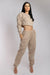 Creatures of XIX Oversized Cropped Jumper - Fawn-Creatures of XIX-Pole Junkie