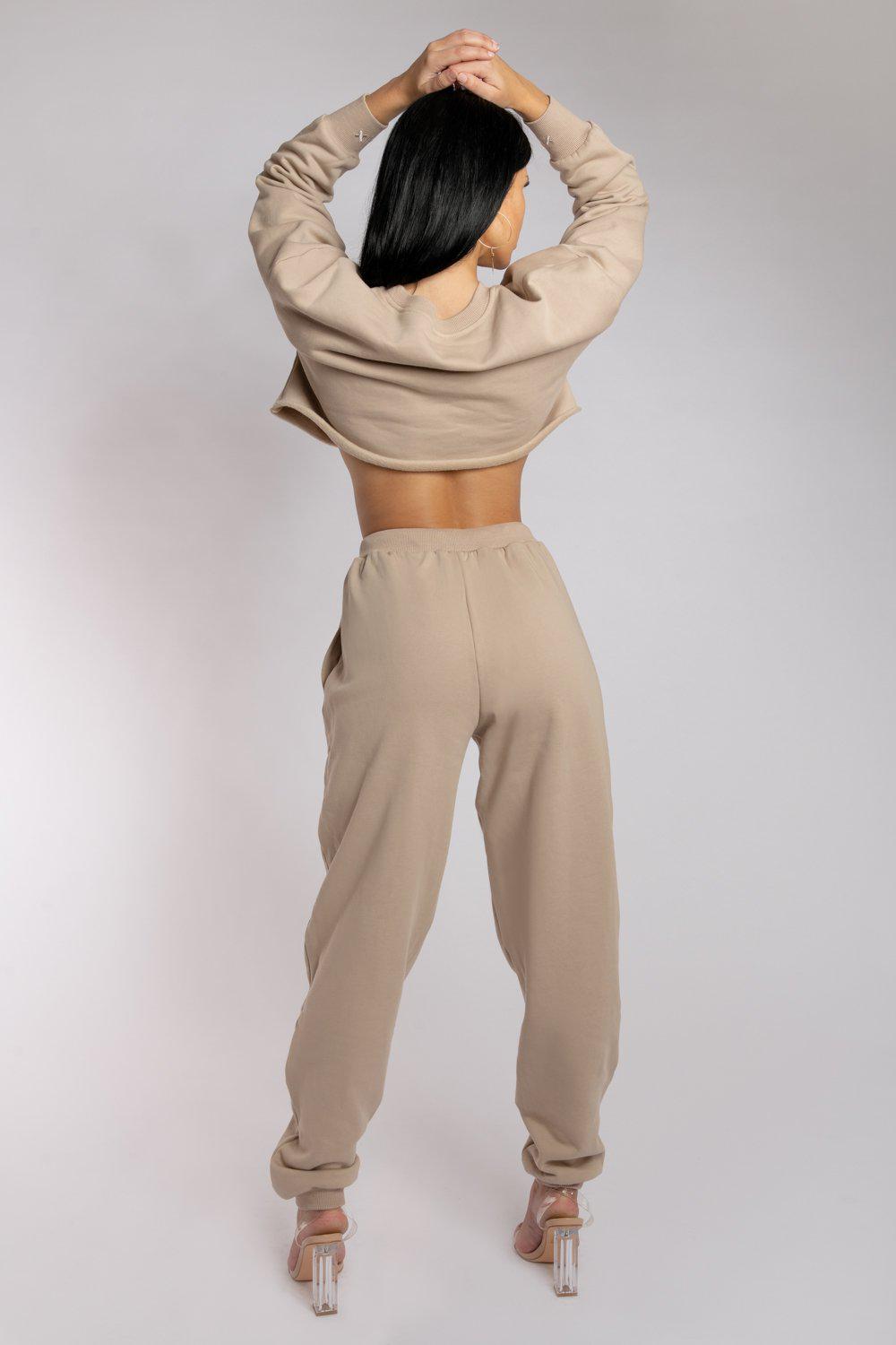 Creatures of XIX Oversized Jogger Bottoms - Fawn-Creatures of XIX-Pole Junkie