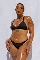 CXIX Aphrodite Triangle Top - Black-Creatures of XIX-Pole Junkie