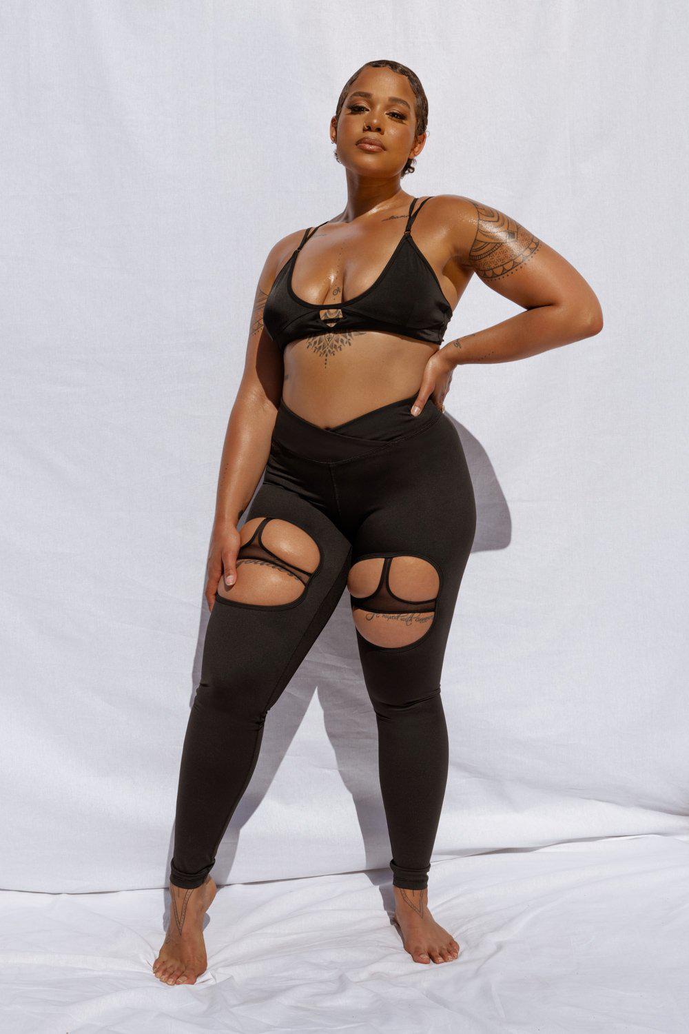 Creatures of XIX InstaBaddie Leggings - Black-Creatures of XIX-Pole Junkie