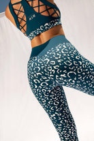 Creatures of XIX Gecko Grip Leggings - Twilight Leopard-Creatures of XIX-Pole Junkie