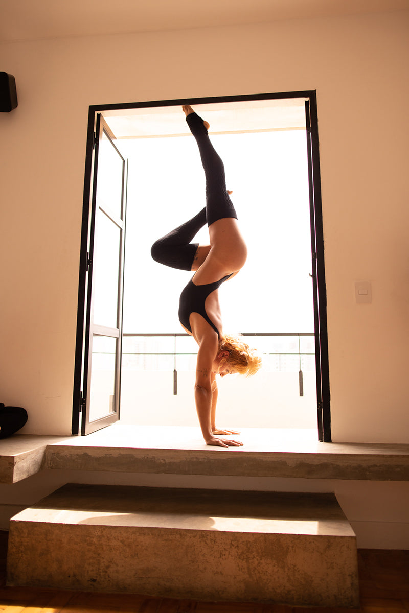 Rolling Bullet Bodysuit - Ribbed Black-Rolling-Pole Junkie