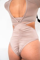 Lunalae Diana Bodysuit - Recycled Mocha-Lunalae-Pole Junkie