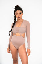 Lunalae Diana Bodysuit - Recycled Mocha-Lunalae-Pole Junkie