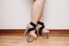 Rolling Ankle Cuff - Black-Rolling-Pole Junkie