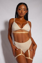 Creatures of XIX Cora Triangle Top - Champagne-Creatures of XIX-Pole Junkie