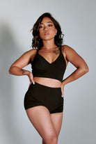 Creatures of XIX LuxLounge Booty Shorts - Black-Creatures of XIX-Pole Junkie