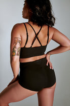 Creatures of XIX LuxLounge Booty Shorts - Black-Creatures of XIX-Pole Junkie